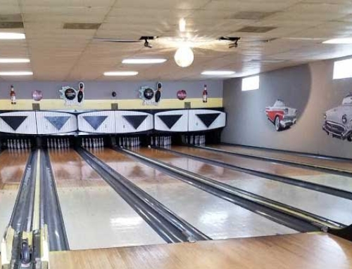 Upstairs Frankfort Bowling Alley, 2020